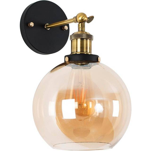 Lila Steampunk 1-Light Armed Sconce - Brass (33cm H X 18cm W X 23cm D)