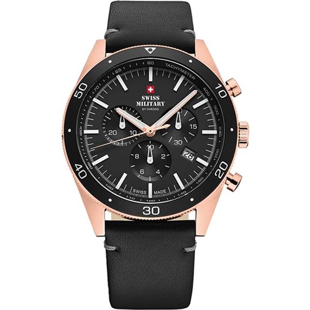 Swiss Military SM34079.07 Chronograph Herrenuhr 43mm 10ATM
