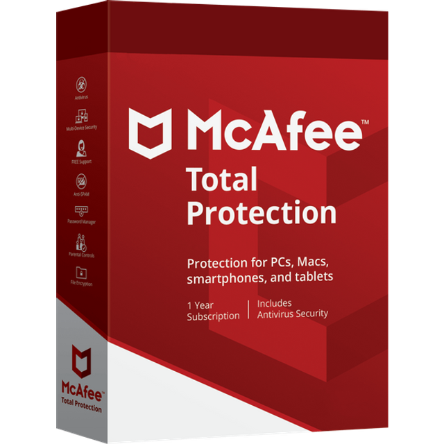 McAfee Total Protection, 6 Geräte - 1 Jahr, Download