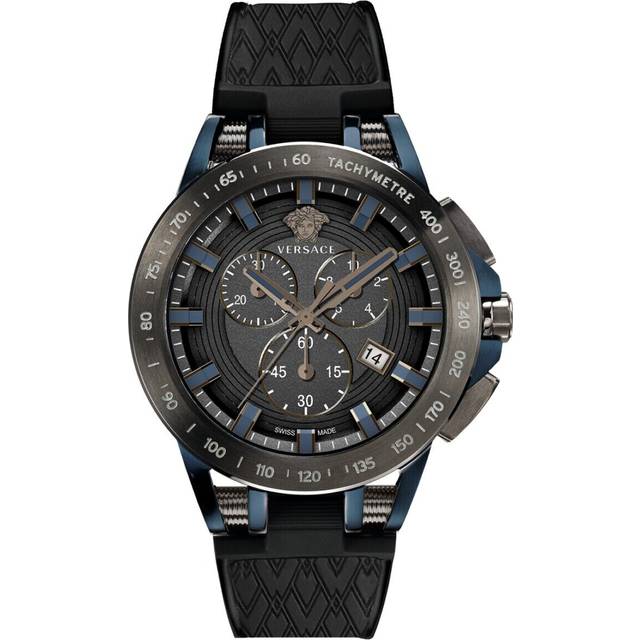 Versace VE3E00221 Sport Tech Chronograph Herrenuhr 45mm 10ATM