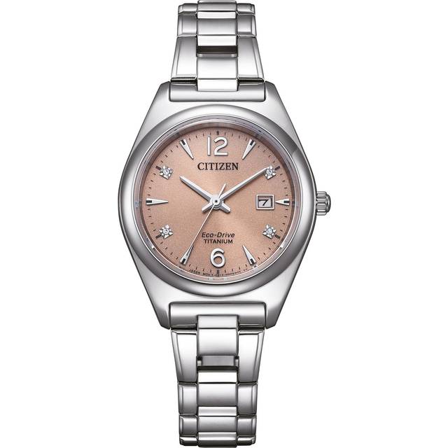 Citizen WoMens Silver Watch EW2601-81Z Titanium - One Size