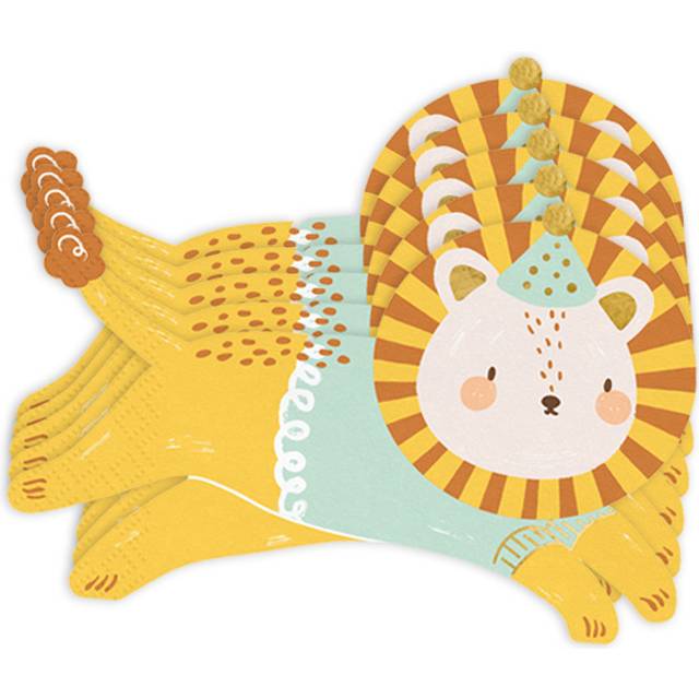 Kleiner Löwe Servietten, 20er Pack, 10cm x 16cm