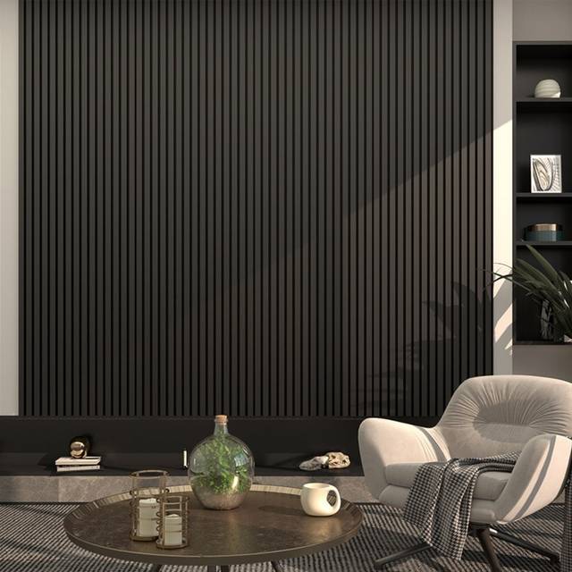 Liberty Black - Immersive Acoustic 21mm Fully Finished Wall Panelling (269350)