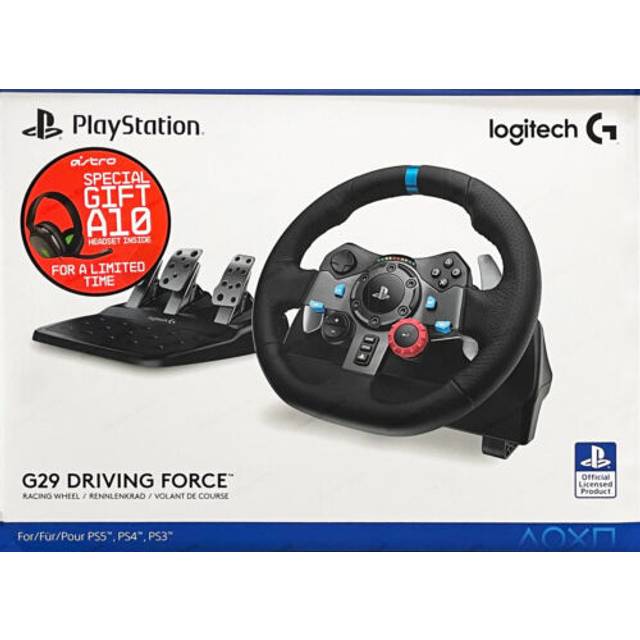 LOGITECH G29 Racing Wheel with Pedals & ASTRO A10 Gaming Headset Bundle