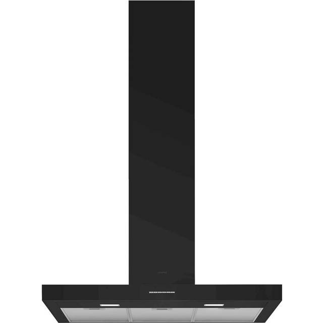 KBT900NE 90cm Matte Black Chimney Cooker Hood - Matt Black