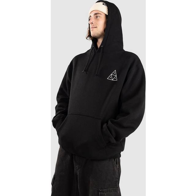 Men's HUF SET Triple Triangle Pullover Hoodie - Black - Size: Regular/36