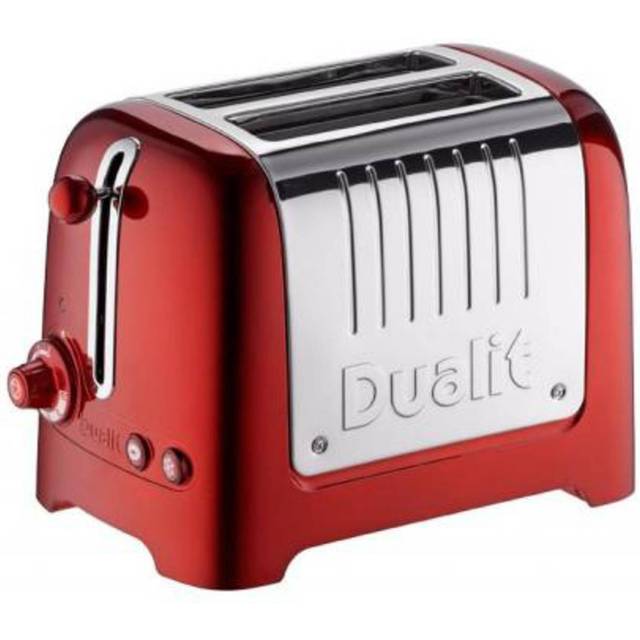 Dualit Brödrost Lite 2 Skivor Gloss blank röd - Röd