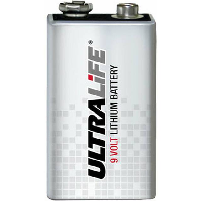 1 Pack - Ultralife U9VL-J Lithium PP3 Battery