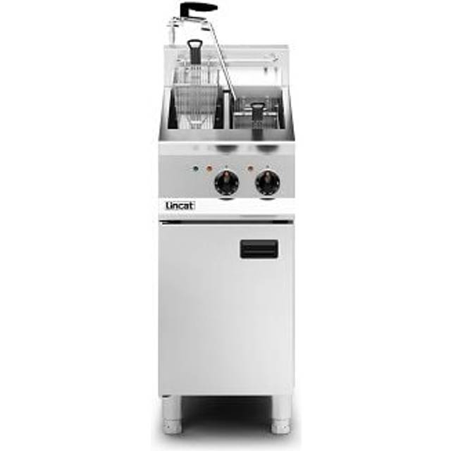 Lincat Opus 800 Twin Tank Twin Basket Free Standing Electric Filtration Fryer OE8105/OP