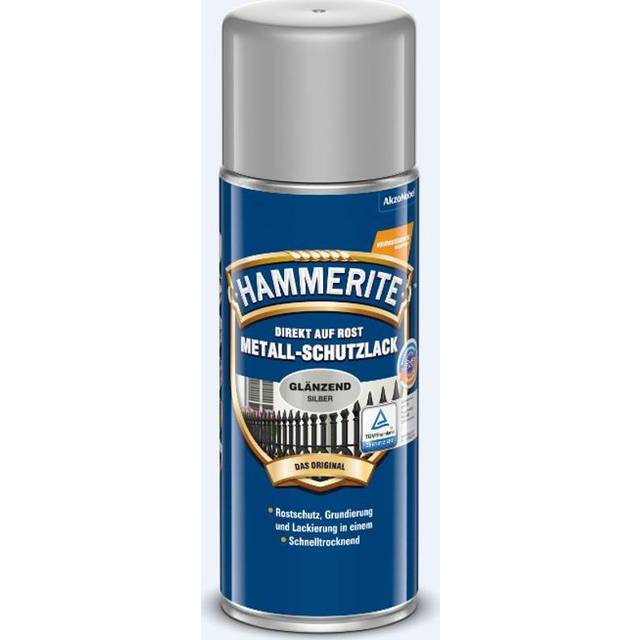 HAMMERITE metallschutzlack glänzend silber 400ml