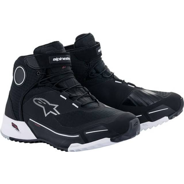 Alpinestars CR-X Drystar Motorcycle Shoes, black-white, Size 40 41 for Men