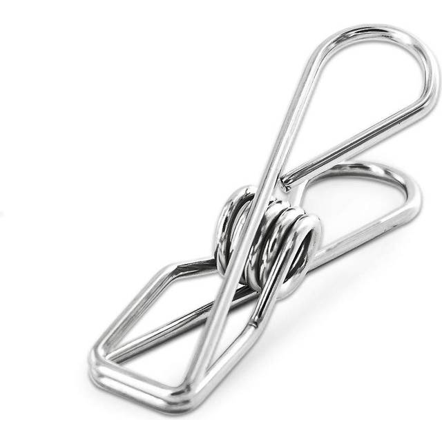 40 Pack Stainless Steel Small Clothes Pins Durable Clothes Pegs Multi-Purpose Metal Wire Utility Clips for Laundry Home Kitchen Outdoor Travel Office