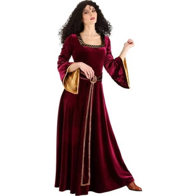 Disney's Tangled Mother Gothel Exclusive Costume for Women - Black&#47;Orange&#47;Red (S)