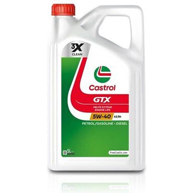Castrol GTX A3/B4 5W-40 5l Motorolja 15F687 BMW: 5 Touring, 3 Sedan, 5 Sedan, VOLKSWAGEN: Golf 7, Golf 5, Caddy 1 Pickup, NISSAN: Qashqai 2