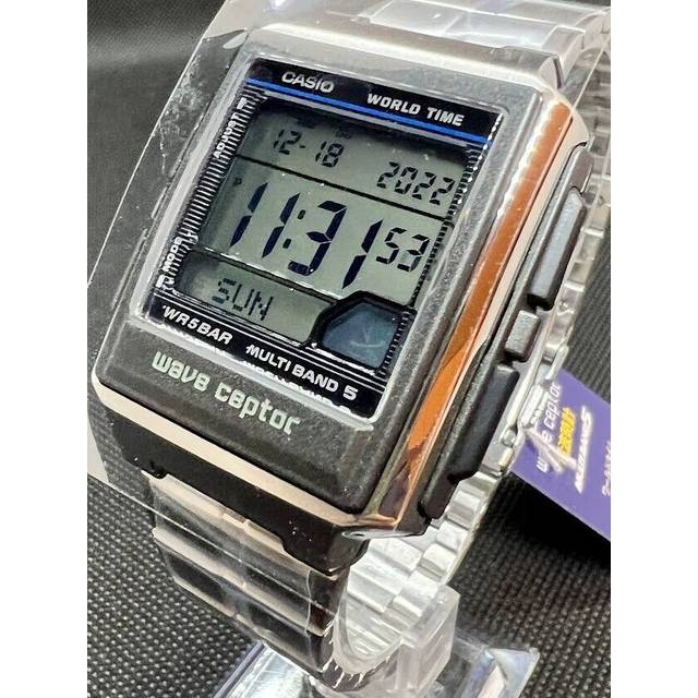 Casio wave ceptor wv-59rd-1ajf men's watch super illuminator stainless steel