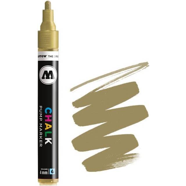 Molotow : Chalk Marker : 4mm : Metallic Gold #002