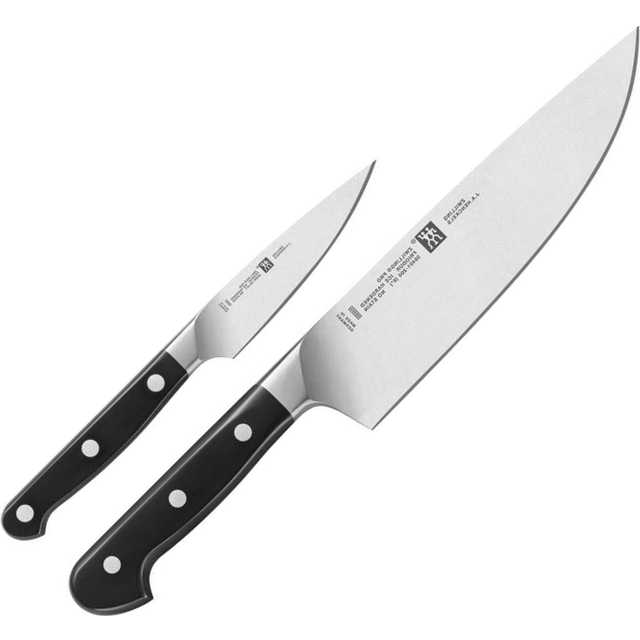 Zwilling Zwilling Pro knife set 2 pieces Black-stainless steel