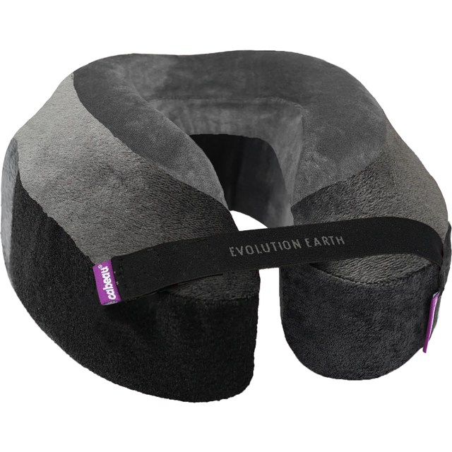 Cabeau Evolution Earth Memory Foam Resenackkudde med 360° huvud, nack- och hakstöd (vind)