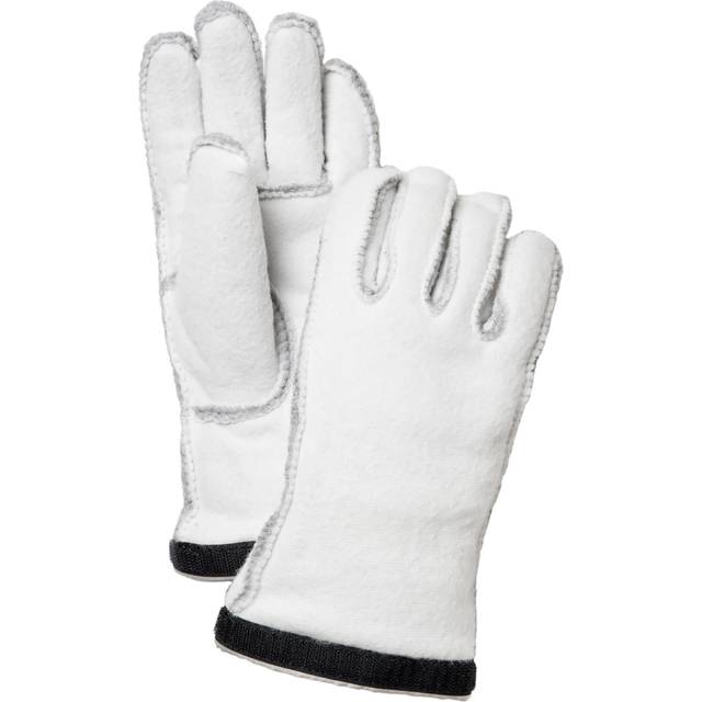 Hestra - Women's Heli Ski Liner 5 Finger - Gloves size 5, white