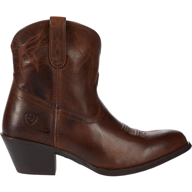 Women's leather western boots Ariat Darlin - Marron