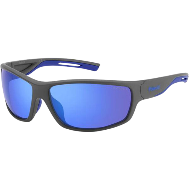 Polaroid PLD 7029/S RIW, RECTANGLE Sunglasses, UNISEX, polarised - Grey