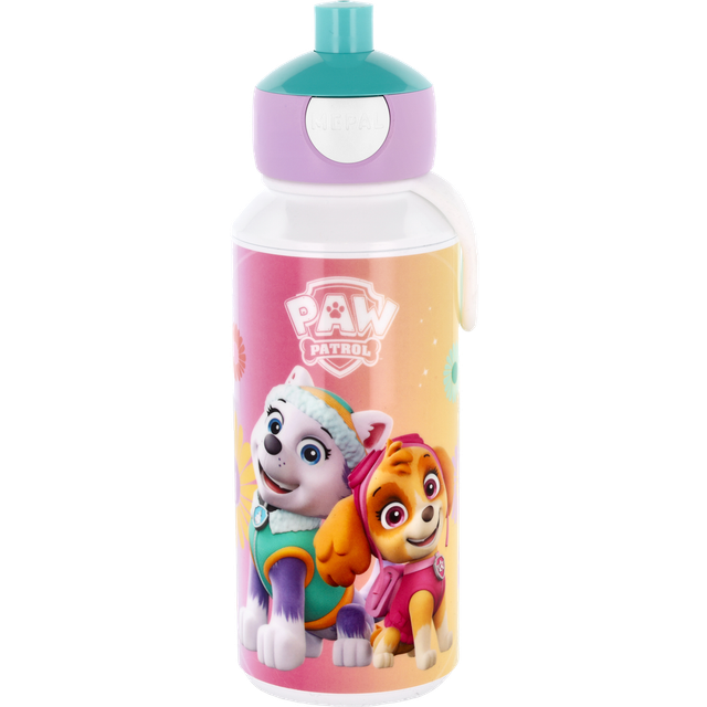 - Drinking Bottle Pop-Up Campus - Drinking Bottle - Leak Proof Drink Bottle For School - BPA-Free & Dishwasher Safe - 400 ml - Paw Patrol Girls