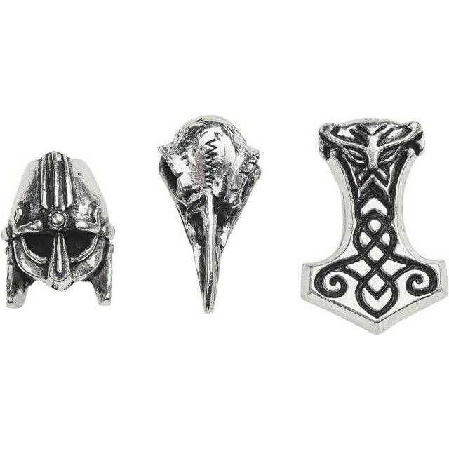 Norse Hair Beads Beard Beads Silver-Coloured