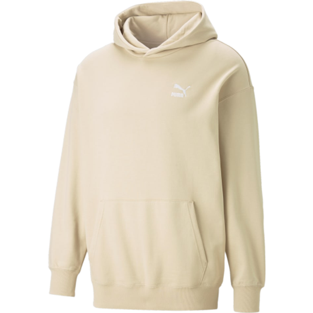 PUMA Luvtröja Classics Relaxed - Beige - ['Vit'] (Large)