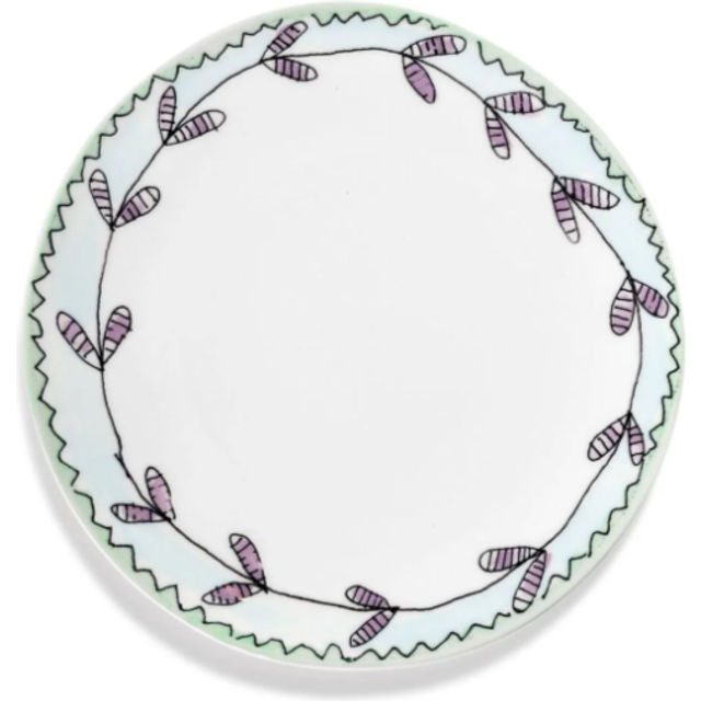 Serax - x Marni Midnight Flowers dessert plates (set of two) - unisex - Bone China - One Size - White