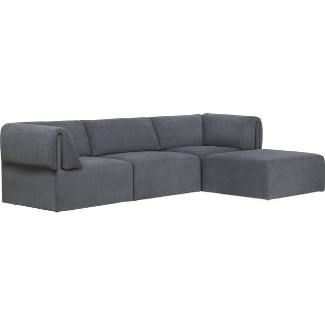 Gubi - Wonder Soffa 3-s Schäslong 1294/096 Lc - Hot Madison
