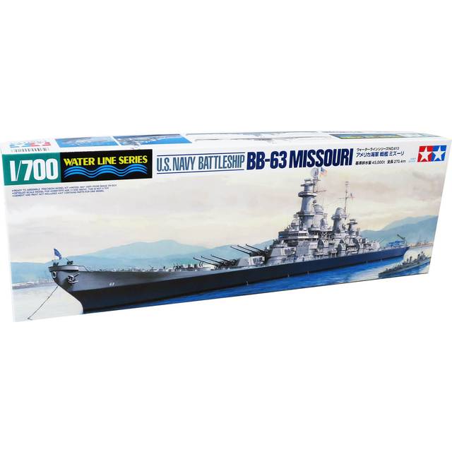 Missouri US Navy Battleship - 1/700 Ship Model Kit - Tamiya 31613
