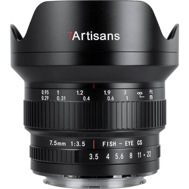 7artisans 7.5mm F/3.5 Nikon F Mount for DSLR - Black