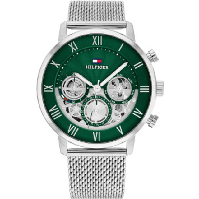 Herrklocka Tommy Hilfiger 1692189 Grön Silvrig