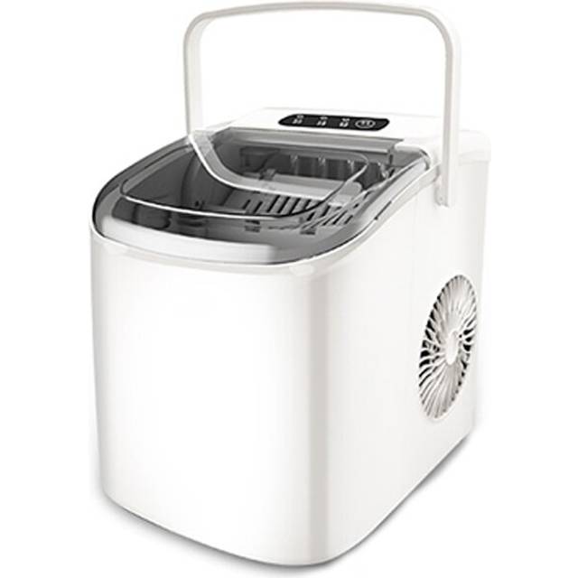 15kg/24H Portable Automatic Ice Maker Household Bullet Round Ice Make Machine for Family, Small Milk Tea Shop