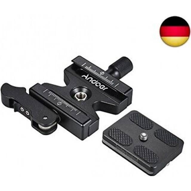 Quick release clamp and quick release plate for arca swiss standard