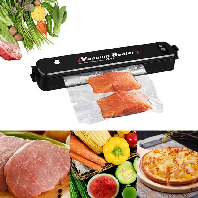 Food Vacuum Sealer Packing Machine Kitchen Storage Keep Fresh Bag