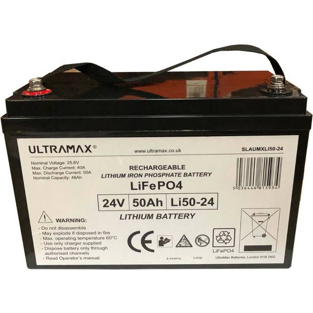 Ulltramax Lithium LiFePO4 Battery 24V 15Ah