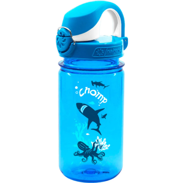 Nalgene Kids On The Fly 350ml Bottle Slate Blue Chomp