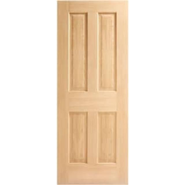 XL Joinery Internal Oak Victorian 4 Panel Door (Size: 1981 x 762mm, Thickness: 35mm, Fire Door: No)