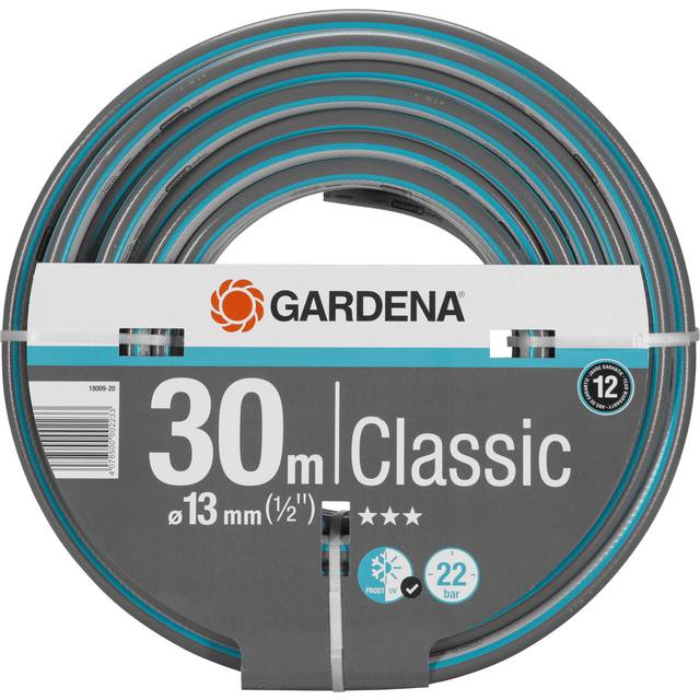 Gardena Classic Hose - 30m - Grey & Turquoise