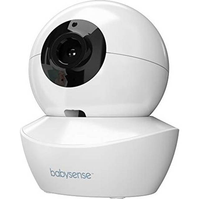 Babysense Add On Camera Video Baby Monitor HD S2, Remote Pan Tilt Zoom, Two-Way Talk Audio, Long Range, Night Vision, Night Light, Lullabies,