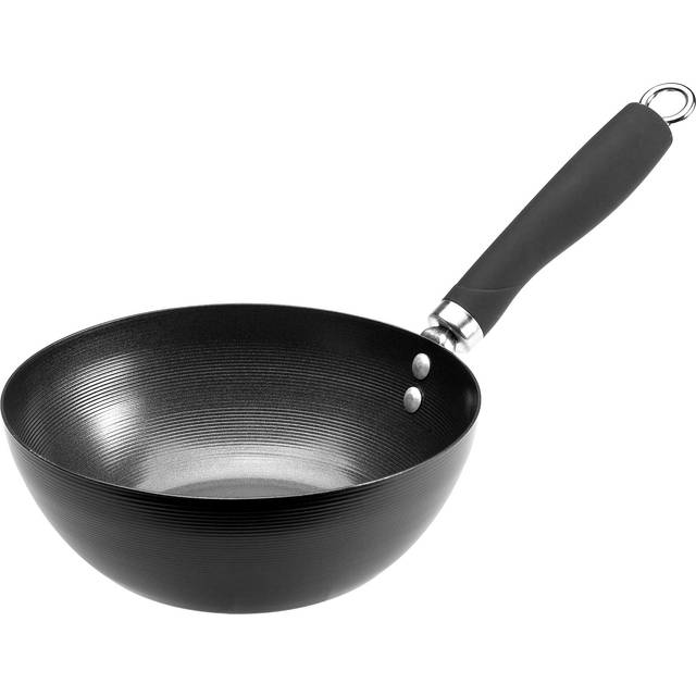Ecolution Non-Stick Carbon Steel Wok with Soft Touch Riveted Handle  8