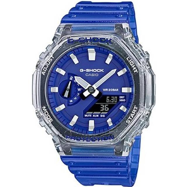 CASIO G-Shock Analog-Digital 'Blue' GA-2100HC-2A - Free