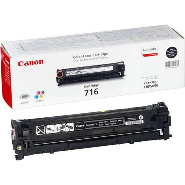 Tru Image 1C_716B Black Laser Toner Cartridge Compatible with Canon 716BK
