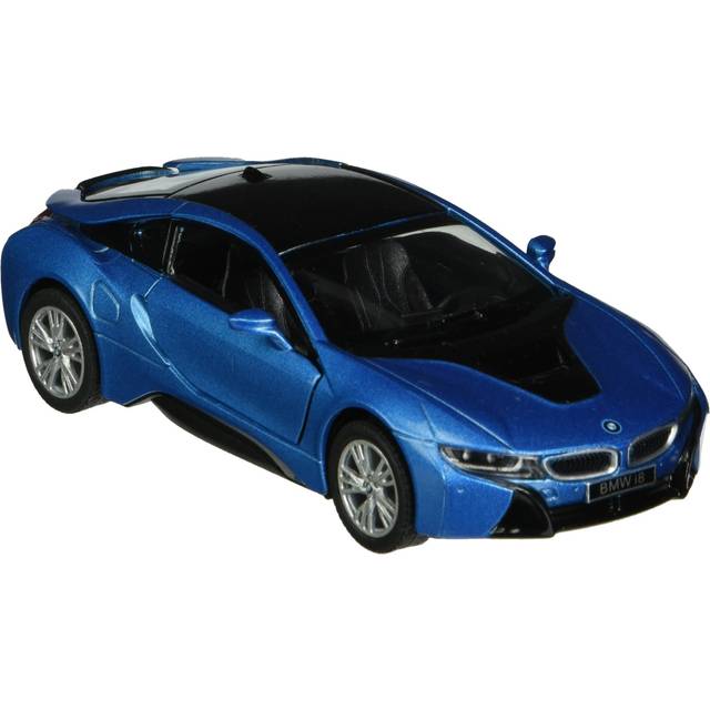 "KiNSMART BMW i8 5"""""""" 1:36 Scale Die Cast Metal Model Toy Super Car w/Pullback Action"