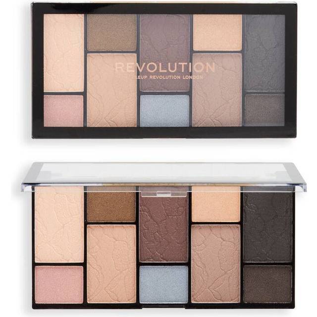 Makeup Revolution Reloaded Palett för ögonskugga Skugga Impulse Smoked 24,5 g