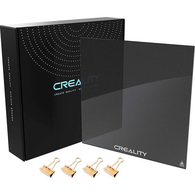 Creality Official Ender 3 Glass Bed Upgraded, High Hardness Durable Glass Platform for 3D Printer, Tempered Glass Build