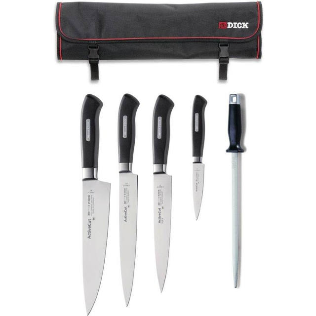 Dick Active Cut 5 Piece Knife Set with Wallet