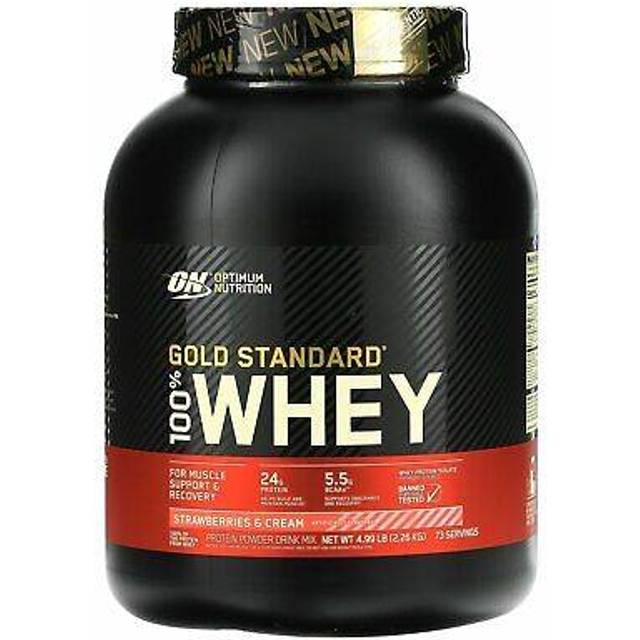 Optimum Nutrition Gold Standard 100% Whey Strawberries & Cream 2,27kg