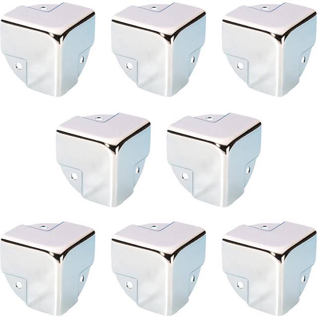 Adam Hall Cranked Chrome Plated Flightcase Corner for 20 mm Angle